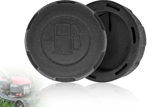 Lhbwhiz 2 Stücke Rasenmäher Tankdeckel,Kunststoff benzin Kraftstofftankdeckel Ersatz,Kompatibel mit HONDA GXV160/HRJ216 Gc135 Gc160 Gc190 Motoren(Schwarz)