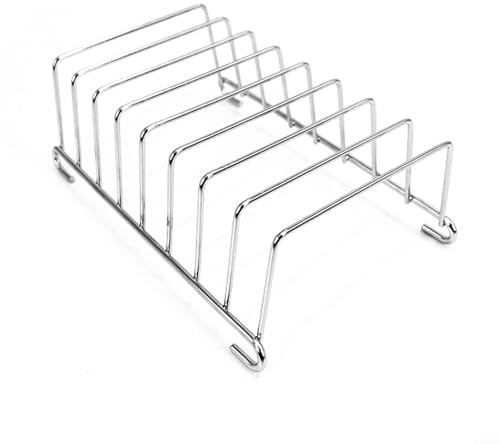 Lastdaytime Estante para tostadas de 8 rebanadas, rejilla de refrigeración, soporte para tostadas, soporte para tostadas, soporte para pan tostado, organizador de accesorios para freidora de aire