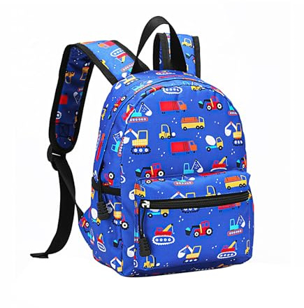 YAMEIZE Toddler Backpack for Kids School Bag Children's Backpack Boys Girls Small Cute Cartoon Rucksack for 3-7 Years
