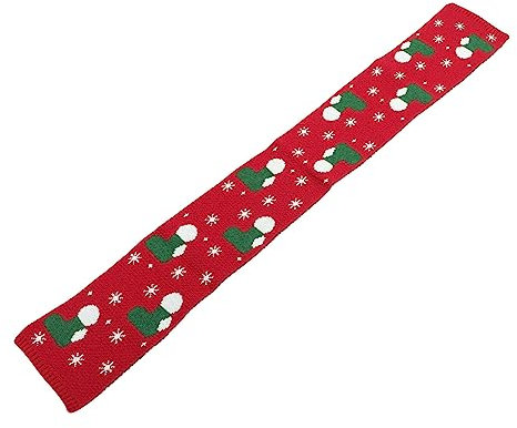 LIFKOME Warmer Strickschal Für Kinder Weihnachtsschals Thema Wärme Und