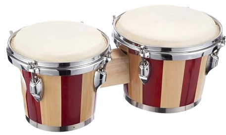 Bongo-trummor, handtrumset för vuxna | professionellt slagverk musikinstrument, 6 tum och 7 tum bongos för nybörjare