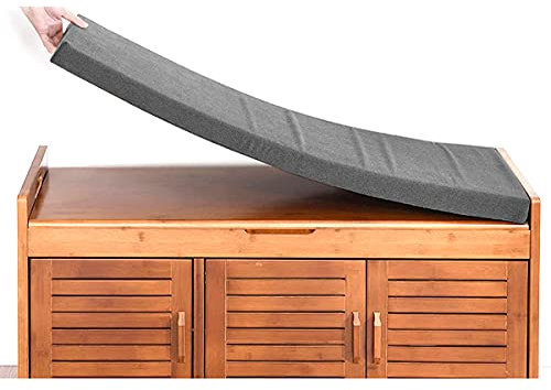 Gartenbankauflage für 2- und 3-Sitzer, Sitzkissen für Esszimmerstuhl, Terrasse, Loungebank, Sitzkissen für Innen- und Außenbereich, Küchenschaukel (60 x 30 x 2 cm, Beige)