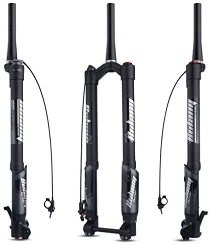 DH Bike Inverted Air Fork 26 27,5 29 Zoll Downhill Mountainbike Federgabel Reise 150 mm konische Vordergabel Verstellbarer Rückprall durch Achse Boost 15 x 110 mm