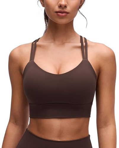CRZ YOGA Softness Mold Butterluxe Sport-BH:ar Hot Fudge Brown M