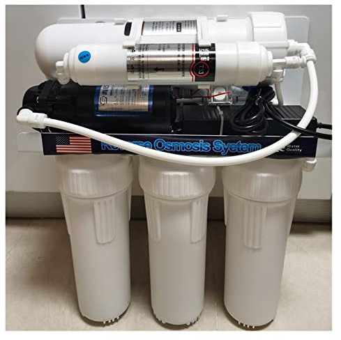 Filtro Osmosis Inversa, 800GPD RO de filtro de agua de ósmosis inversa Filtro de acuario Cocina Purificador de agua potable directo