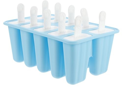 SMASOLO Molde para Helados de Silicona de Alimenticio con Cavidades Reutilizable y Fácil de Desmoldar para Paletas DIY con Agua Leche y Frutas Seguro y Práctico para Uso Diario