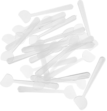 PAMINGONO 100 Faciales para Crema y Mascarilla, Espátulas Pequeñas Aplicadoras para Maquillaje y Cuidado Piel, Herramientas Compactas para Uso Diario y Viajes