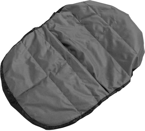 Sewroro Funda de Asiento para Cortacésped y Tractor Negra, Resistente al Desgarro Borde Elástico, Transpirable y Protectora contra Sol y Lluvia, Accesorios para Tractores y Cortacésped