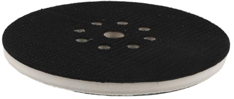 TIKODIDA Disco Abrasivo Base in Feltro Autoadesivo e Fibbia Piatta Filettata per Levigatrice per Cartongesso 9 Pollici per Tamponi di Lucidatura Pareti