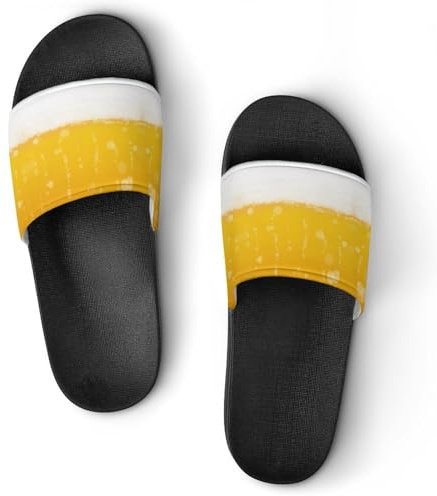 JiuPopular Non-Slip Slippers, Baroque Sliders for Men And Women, Shower Slides