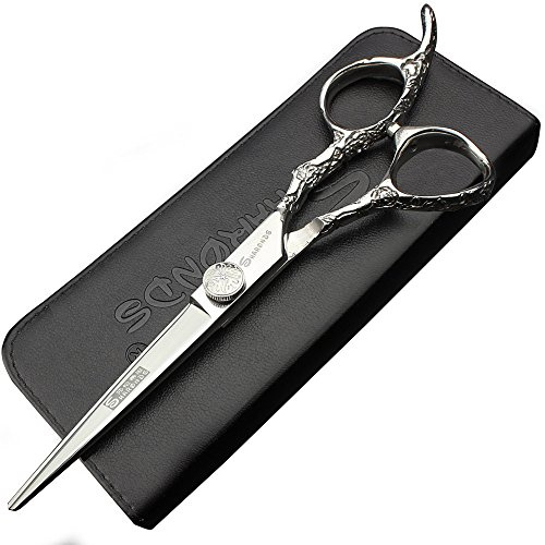 6-Zoll-personalisierte rose Druck Haarscheren Set Friseur Friseur Spezialwerkzeuge(6-Zoll-Schneideschere) | 440C Stahl Barber Schere ，scharfe Friseurschere,Friseur/Familienschere für Haarschnitt