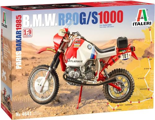 Italeri 4641S - 1:9 R80 G/S 1000 Dakar 1985, Modellbau, Bausatz, Standmodellbau, Basteln, Hobby, Kleben, Plastikbausatz, detailgetreu