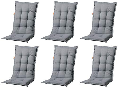 Madison 6 x 8 cm Luxus Hochlehner Auflage Grim, 120 x 50 x 8 cm | Baumwollmischgewebe, MADE IN EUROPE