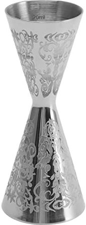 Jigger de cóctel de doble cabeza, Jigger de medida de tiro, taza medidora de cóctel de acero inoxidable para barra casera 30ml 45ml