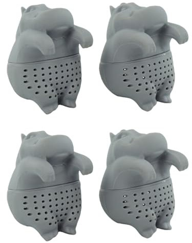 UPKOCH 2 Pièces Tisane Mignon Infuseur À Thé Passoire À Thé Filtre À Thé En Vrac Diffuseur À De Thé Boules De Thé Café Sachets De Thé Infuseur À Thé Hippopotame Passoire À Thé