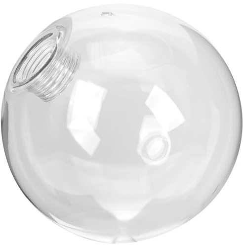 PartyKindom Lampenschirm Aus Klarem Globusglas: 100 Mm Ersatz-Lampenschirme Aus Glas Zubehör Für Lampenschirme Aus Glas Kugellampenabdeckung G9-Sockel Für Wand- Und Deckenleuchten