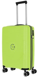 Travelite Hartschalen Handgepäck Koffer, 4 Rollen, ORBITA, Bordtrolley mit bruchsicherer Schale und praktischer Inneneinteilung, TSA Schloss, 55 cm, 37 Liter