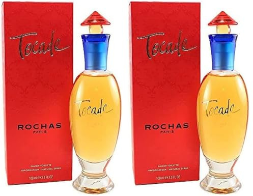 Rochas Tocade - Eau de Toilette para Mujer, 100 ml (Paquete de 2)
