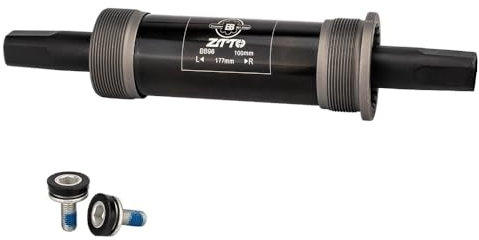 HESHUWEN Movimento Centrale Perno Quadro Bicicletta 80mm 100mm Movimento Centrale Conico Quadrato 80x142 100x155 100x177 80 100 Movimento Centrale MTB(100x177)