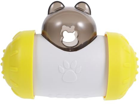 Happyyami Jouet Éducatif pour Chiens Jouet à Balancier Résistant pour Chiots Distributeur De Nourriture Interactif Amusant Et Pratique pour Jouer Et Manger