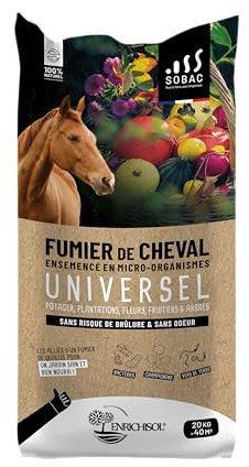 SOBAC Fumier de cheval - sac 20KG