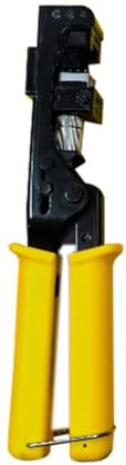 casstaly Pinza crimpatrice RJ45 con gancio per cavi di rete, pinza crimpatrice con Cat5E Cat6 a 90°