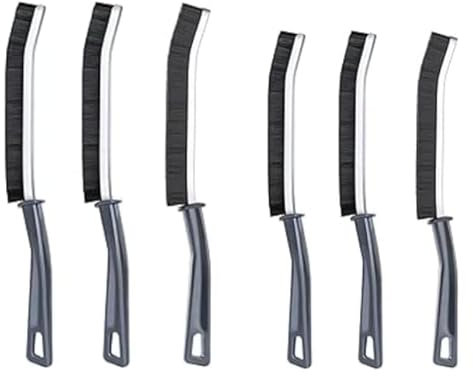 GYEEMUY 6X Reinigungsbürste, Fugenbürste Bürste, Fugenbürste Bad,Reinigungsbürste Fugen, Scheuerbürste, Spaltreinigungsbürste, Fugenreinigungsbürste,Für Bad, Küche, Boden.