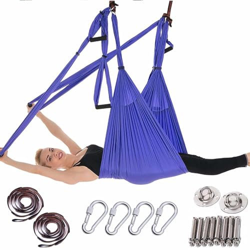Aerial Yoga Hängematte Schaukel für Anti-Schwerkraft-Fitness, nicht elastischer Yogagurt für Krafttraining und Flexibilität