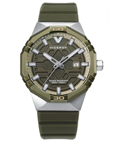 Viceroy Reloj Neo 45015-65 Acero y Silicona Verde
