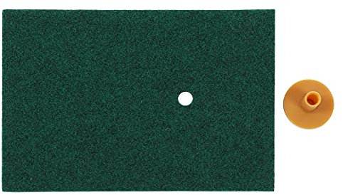 30x20cm Golf Swing Practice Mat Golf Indoor Hitting Mat Artificial Lawn Grass Pad with Tee