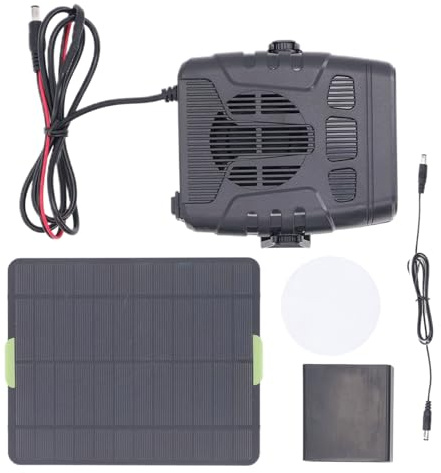 Genérico Descongelador Solar del Calentador Coche, Parabrisas,Calentador de deshielo eléctrico para Desempañador Parabrisas, Ventilador automóvil, Cal