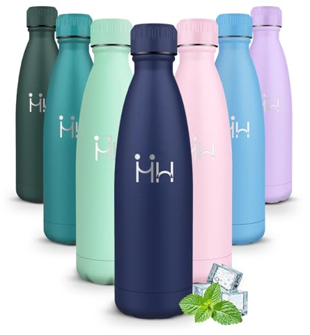Mulbijeo Bouteille Isotherme 0,75L, Acier Inoxydable 18/8, Gourde Isotherme, Sans BPA, Gourde Sport, Étanche Double Isolation, Gourde Inox pour Le Camping, Les Gymnases, Sports de Plein Air