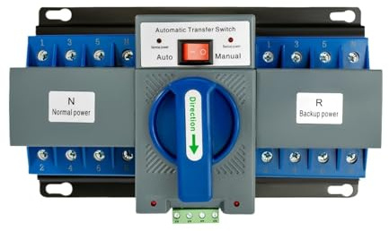 Commutateur de transfert automatique double alimentation 63 A 4 pôles, inverseur de générateur 110 V CB niveau 4 pôles
