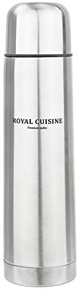 Royal Cuisine Double Walled Stainless Steel Vacuum Insulated Hydro Flask for Hot and Cold Drinks Travel Cup Coffee Mug for Camping Sports Air Up Unbreakable Water Bottle