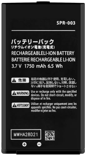 OSTENT Batteria ricaricabile agli ioni di litio da 1750 mAh 3,7 V per console Nintendo New 3DS LL/XL