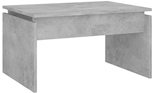 vidaXL Coffee Table Concrete Grey 68x50x38 cm Engineered Wood