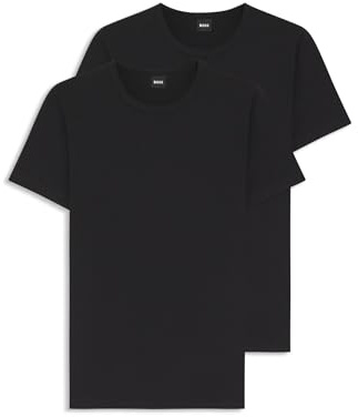 BOSS Camiseta Moderna 2p, Negro1, XL para Hombre