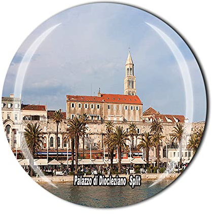Palazzo di Diocleziano Split Kroatien Kühlschrankmagnet Kristall Touristen Souvenir Geschenkkollektion Kühlschrank Magnet Aufkleber