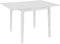 GCHDHAPB Home-Mesas, mesas de cocina y comedor, mesa de comedor extensible blanca (80-120) x 80 x 74 cm MDF