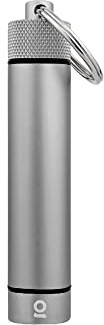ONGROK Premium Storage Tube, Keychain, Pocket-Sized, Airtight, Aluminum Metal Holder and Case (Gun Metal)