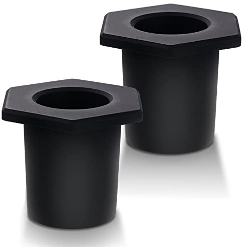SAVITA 2pcs Table Umbrella Ring, Outdoor Patio Umbrella Insert Plug, Silicone Replacement for 2-2.5 Inch Hole
