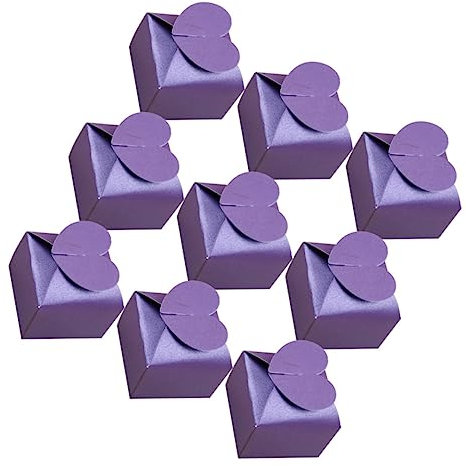 GLEAVI 50stücke Herzförmige Süßigkeitenboxen Aus Papier Hochzeitsgeschenkverpackungen Für Feiern Geburtstage Und Besondere Anlässe Mit Eleganten Herzdesigns Einfach Zusammenbaubar