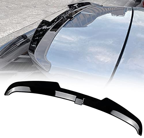 WOHOOD Accesorios Alerón De Techo Trasero para Audi A3 8Y Sportback 2020 2021 2022, Cubierta De Ventana Superior Maletero Coche Negro Brillante, Divisor Aleta Embellecedora Trasera
