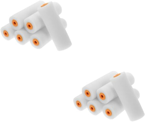 jojofuny 12pcs Paint Rollers for Painting Walls Skirting Board Paint Rollers Pads for Decorating