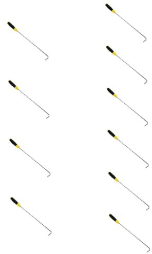 DOITOOL 10 Pezzi Di Gancio Di Sollevamento Per Tombini in Metallo Per Tapparelle Avvolgibili Per Trampolino Gancio Per Coperchio Fognario A Molla