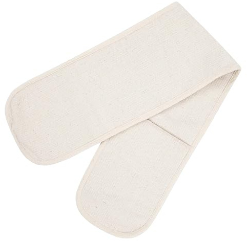 Hieftan Double Oven Gloves 250°C Heat Resistant Extra Long Cotton Double Oven Mitts Non Slip Heavy Duty Quilted BBQ Gloves Kitchen Cooking Baking Grilling Mitts