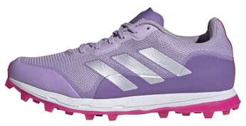 adidas Damen Fabela Zone Hockey-Schuhe, Powder Plum/Aurora Met. / Aurora Plum, 37.5 EU