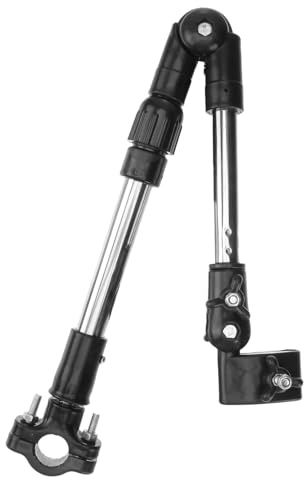VANZACK Extendable Umbrella Stand Adjustable Bracket for Outdoor Use Fits Umbrella Clamp and Connector Holder for Bike Electric Stroller Protection