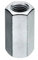 VITFER 10 Dadi Prolungati M10 x 40 mm Zincati – Manicotti Filettati Esagonali – Chiave 17 mm – Connessione Barre Filettate – VITFER – Made in Italy