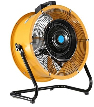 Floor Fan,Heavy Duty Industrial Oscillating Fan, 3-Speed High Velocity Metal Drum for Warehouse, Workshop, Garage Cooling